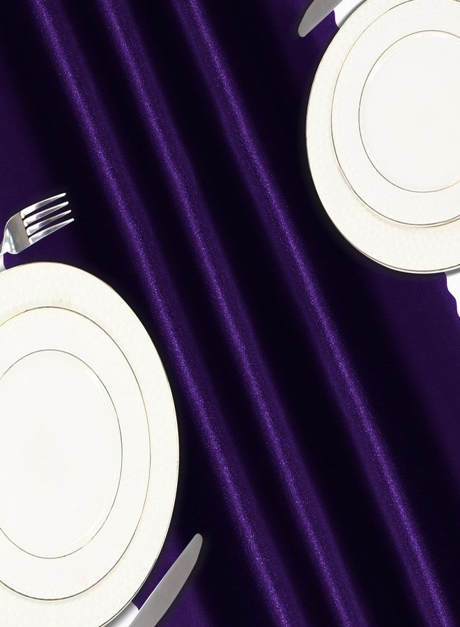 VACVELT 12 Pack Satin Table Runners - 12 x 72 Inches Long, Purple Table Runners for Wedding, Birthday Party, Banquet, Graduation, Engagements - Image 5